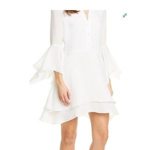 Alice& Olivia Priscilla Bell Sleeve Shirt Dress